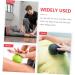 Gleavi Ice Roller Handheld Massage Ball - Full-Body Yoga Roller for Cold & Heat Therapy - Ideal Muscle Relief & Relaxation Tool (6.5x6.5cm Black) - Buy Online on GoSupps.com