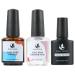 Nail Prep Dehydrator and Acid-Free Primer Glossy Top Coat Super Bond Kit Professional Gel Nail Polish PrimerAir Dry Superior Bonding Primer Nail Dehydrator and Primer for Acrylic Powder
