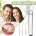 Stainless Steel Threaded Toothpick Hook Ear Wax Removal Tool Set - Electric Ear Vacuum for Home Improvement - Silver - Buy Online on GoSupps.com