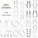Onpep 20 Styles Hair Tattoo Stickers - 20Pcs Temporary Waterproof Hairline Tattoos for Women, Baby Hair, Curly Hair - Long Lasting Makeup Tool - Pack of 1 - Buy Online on GoSupps.com
