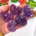 3-4cm Rough Uruguay Heart Shaped Amethyst Geode Cluster Crystals s Natural Crystal Clusters Home Decoration Natural Stones and Minerals - Buy Online on GoSupps.com