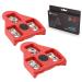 Inkesky Bike Cleats Compatible with Peloton/Stages/Look Delta - 9 Degree Float - Anti Slip - for Exercise & Spin Cycling 1 Pair