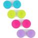 3 Pack Contact Lens Cases Holder Box Left/Right Eyes - 3 Colours - Buy Online on GoSupps.com
