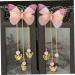 GALPADA 3 Pairs Hanfu Butterfly Headdress Hanfu Hair Clip Temperament Hair Clip Butterflies Hair Accessories Hair Clips for Thick Hair Fabric Hairpin Child Decorate Alloy Pink Fashion - Buy Online on GoSupps.com