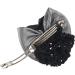 Lodokdre Faux Rhinestone Decor Ruched Bow Hair Snood Net Bun Cover White Black - Buy Online on GoSupps.com