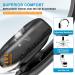 LEAYU Bluetooth Trucker Headset with Noise Cancelling Microphone - Up to 35Hrs Talktime | Wireless On-Ear Headphones for Cell Phone & PC - Buy Online on GoSupps.com