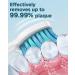 Rechargeable Sonic Electric Toothbrush for Adults and Kids - 8 Brush Heads, 120 Days Use, 5 Modes, 2 Min Timer - Family Gift - White - Buy Online on GoSupps.com