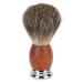 Beard Brush with Wooden Handle Men's Shaving Brush Soft Bristle Beard Cleaning Brush for Home Barber Shop