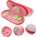 Homsfou Double-Layer Glasses Case Travel Storage Box for Sunglasses & Contacts | Durable Accessories for Sensitive Lenses | Perfect Travel Kit - Buy Online on GoSupps.com