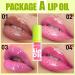 4 Colors Fat Lip Oil Set - Hydrating Lip Gloss & Plumper | Non-Sticky Long-Lasting Shine for Smooth Lips - Buy Online on GoSupps.com