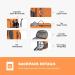 Maelstrom 35 Can Leakproof Insulated Cooler Backpack - Orange | Lightweight Soft Cooler Bag for Camping, Beach, Hiking - Travel and Lunch Cooler - Buy Online on GoSupps.com