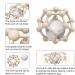 MCGMITT Baby Rattle Teething Ball Toy for 0-12 Months | Soft Silicone Sensory Teether | Shaker Toy for Newborns (Beige) - Buy Online on GoSupps.com