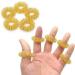 Daroplo 40 Pieces Spiky Sensory Finger Rings - Stress Relief & Acupressure Massage Device for Relaxation | International Shipping Available - Buy Online on GoSupps.com