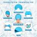 ACWOO Migraine Relief Cap - Reusable Cold Hot Therapy for Chronic Migraine, Tension Headache & Stress - Single-Sided Gel Ice Hot Head Wrap for Sinus Relief - Blue - Buy Online on GoSupps.com
