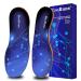 RooRuns Plantar Fasciitis Arch Support Insoles  Large Size Sturdy Orthotic Shoe Inserts for 220 LBS  Running Athletic Gel Shoe Insoles  Flat Feet Insoles for Heel Spurs Arch Pain Relief L: Men 11-12.5/Women 12-13.5