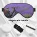 Buy Reusable Sleep Mask Eye for Comfort & Better Sleep | Soft Blackout Eye Masks for Travel & Home | Perfect Gift for Him & Her - Lavender Field Design - Buy Online on GoSupps.com