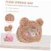 FOMIYES Plush Cosmetic Bag Toilet Stand Travel Tote - Brown 15.5X12X5.5CM - Buy Online on GoSupps.com