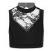 VernLan Big Girls Cap Sleeve Athletic Shirts Crop Tops for Active/Sports/Gymnastics/Dance wear Tank Top T Shirt A Black 14