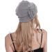 Osvyo Chemo Headwear Turban Cap for Women - Cancer Beanie Hair Loss | One Size Cotton Light Grey - Buy Online on GoSupps.com