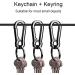 10 Mini Metal Carabiner Hooks & Key Rings - Travel & Hiking Keychain Clips - Buy Online on GoSupps.com