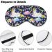 Watercolor Unicorn Sleep Mask - Adjustable Eye Cover for Sleeping and Travel - Block Light for Men and Women - Buy Online on GoSupps.com