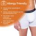 Shop Remedywear Men's Boxer Briefs - Jock Itch Allergy & Eczema Relief Underwear (Black Medium) - Soothing Fibers for Ultimate Comfort - Buy Online on GoSupps.com