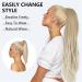 Hair Extensions 26" Long Wavy Drawstring Ponytail Synthetic Ponytail With Drawstring Hairpin Extension Wig Bun for Women's Everyday Hair Pieces For Women (Color : Chocolate brown Size : 26inches) 26inches Chocolate brown - Buy Online on GoSupps.com