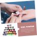 Baluue 48 Boxes Nail Crystal Powder Arycil Powder Nail Carving Powder DIY Manicure Powder Nail Powder - Buy Online on GoSupps.com