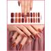 Kalolary 20PCS Nail Gel Polish Strips Full Wraps Nail Polish Stickers Cured Gel Nail Strips Self-Adhesive Gel Nail Wrap Stickers Decals with Nail File and Stick(UV/LED Lamp Required) (NJTZ-NG200266) - Buy Online on GoSupps.com