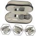 Buy Cabilock 3 Sets Multifunctional Glasses Case - Double Purpose Wood Grain Case for Glasses & Contact Lenses - Ideal for Travel 15.8x7.4cm - Fast International Shipping - Buy Online on GoSupps.com