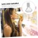 Stahad 12-Piece Glass Roller Bottles Set - Empty Perfume Lip Balm & Oil Bottles - Travel Size Silver 5.5x3cm - Buy Online on GoSupps.com