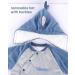 Vine Baby Hooded Romper - Cotton Thicken Jumpsuit Outwear for Boys & Girls - 12 Months, Blue - Buy Online on GoSupps.com
