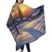 Shop Sunrise Printed Polyester Hair Cutting Cape | Professional 55x66in Haircut Accessories - Smooth & No Sticky Hair - Buy Online on GoSupps.com