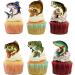 18pcs Fishing Cupcake Toppers for Boys Men Father Big Fish Fishing Cake Decorations Gone Fishing Party Supplies Decorations Glitter Fish Cupcake Toppers - Buy Online on GoSupps.com