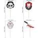 24Pcs Horror Movie Cupcake Toppers Glitter Bloody Knife Killer Birthday Cupcake Pick Decorations for Horror Movie Theme Birthday Halloween Party Cake Decorations Supplies Horror-1 - Buy Online on GoSupps.com