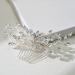 SWEETV Crystal Wedding Hair Comb Clip - Silver Bridal Hair Piece & Accessories for Women - Buy Online on GoSupps.com