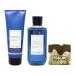 Bath & Body Works Suede & Sandalwood Body Cream and 3-in-1 Hair Face & Body Wash Bundle with a Cabin Spice Bar Soap - Full Size