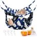 Double-Layer Pet Cage Hammock Hanging Bed Cage for Small Animals Soft Pet Accessories for Guinea Pig Parrot Ferret Squirrel Hamster Rat Blue