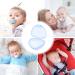 Schnullerbox for Baby - 6 BPA-Free Transparent Pacifier Cases with Cord | 3 Color Options - Perfect for Home & Travel - Buy Online on GoSupps.com