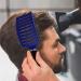 FIXBODY Boar Bristle Hair Brush - Curved Vented Design for Long Thick Curly Hair - Detangling & Blow Drying Brush (Blue) - Buy Online on GoSupps.com