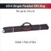 Athalon Single Padded Ski Bag - Black | Durable & Protective Ski Travel Case - Buy Online on GoSupps.com