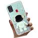 Tivenfezk nadoli for Samsung Galaxy A21S astronaut hidden standing caricature glitter stand soft silicone bling transparent protective cover samsung galaxy a21s green