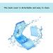 Geeker Chip Tray Divider | Pill & Medication Divider for Large & Small Tablets | 1 Pack (Blue) | Perfect Storage Solution - Buy Online on GoSupps.com