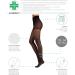Calzitaly Women's Medical Support Tights 140 Den Graduated Compression Pantyhose | Black Skin | Made in Italy | Size L - Buy Online on GoSupps.com