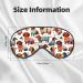Double-Sided Dachshund Sleep Mask | Colorful Eye Cover for Comfortable Sleep Unisex Night Eye Shade - Buy Online on GoSupps.com