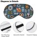 LynaRei Scandinavian Folk Art Woodland Animals Sleep Mask - Elastic Blackout Eye Mask for Full Night's Sleep and Travel - Style-1 - Buy Online on GoSupps.com