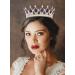 Baroque Queen Crown: Sparkly Rhinestone Wedding Tiara in Purple - Buy Online on GoSupps.com