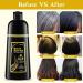 Instant Black Hair Color Shampoo for Gray Hair - Natural & Long-Lasting Dye for Men and Women 16.9 Fl.Oz - Buy Online on GoSupps.com