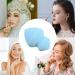 Makeup Sponges For Foundation | Gyro Shape Beauty Sponge For Blending Professional Streak Free Application Blender Sponge For Foundation Liquid Cream Powder Gyro Beauty Egg 28*40*60 Blue - Buy Online on GoSupps.com