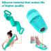 Silicone Shower Foot Scrubber Bath Brush Set for Men and Women - Personal Cleaning Kit in Green - Buy Online on GoSupps.com